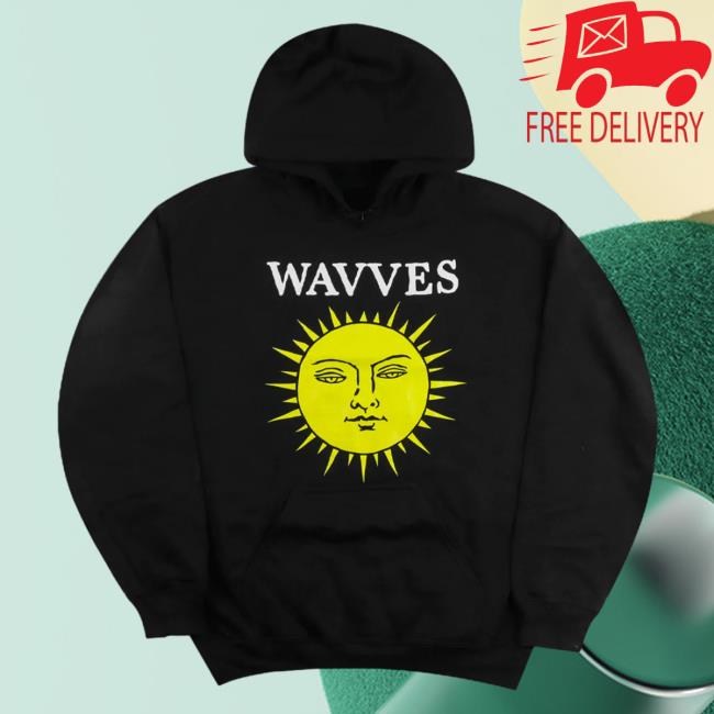 Official Hello Merch Wavves Sun Black Popover Sweatshirt HelloMerch