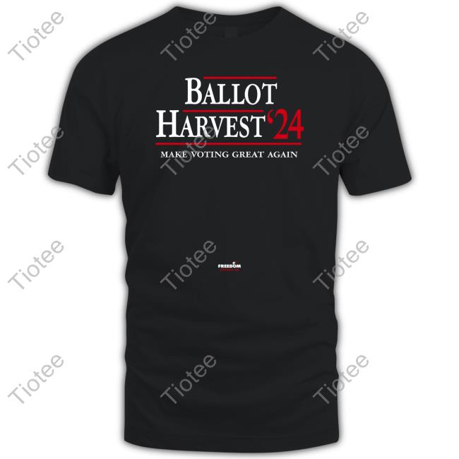 Thepersistence Ballot Harvest '24 Make Voting Great Again Hoodie Freedom Speaks Up Merch