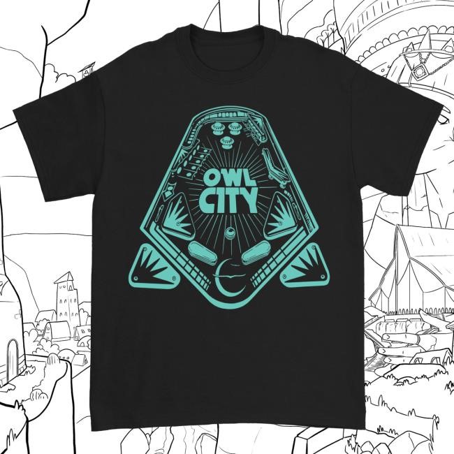 Official Owl City Merch Store Pinball New Shirt Owl City