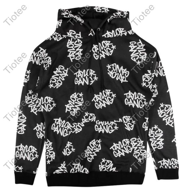 Official Taylor Gang Clothing Store All Over Print Team Sweatshirts 3D AOP In Black Taylorgang Merch