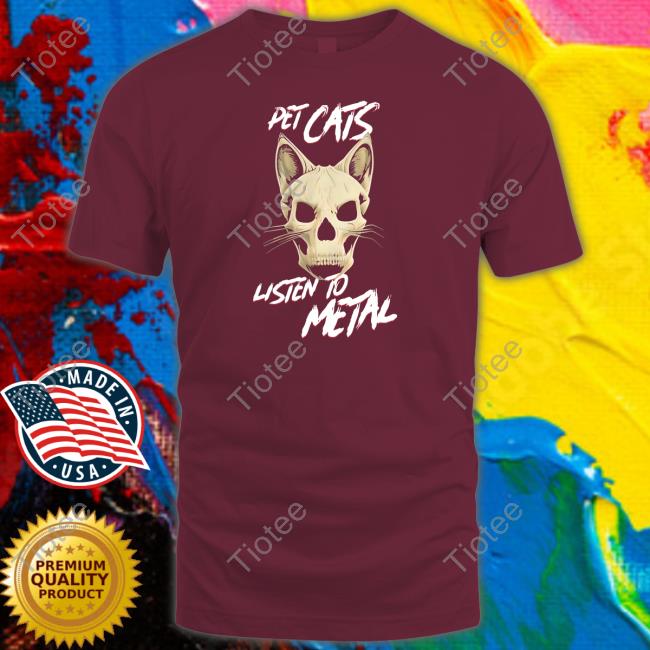 Pet Cats Listen To Metal Long Sleeve Tee WholesomeMemes