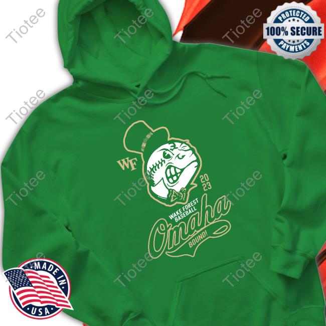 Wf 2023 Wake Forest Baseball Omaha Bound Official Shirt