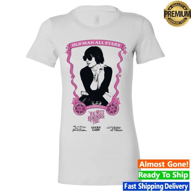 You Must Remember This Podcast Old Man All Stars Tees: Liza Minnelli (Black) - Women's Tee Karina Longworth