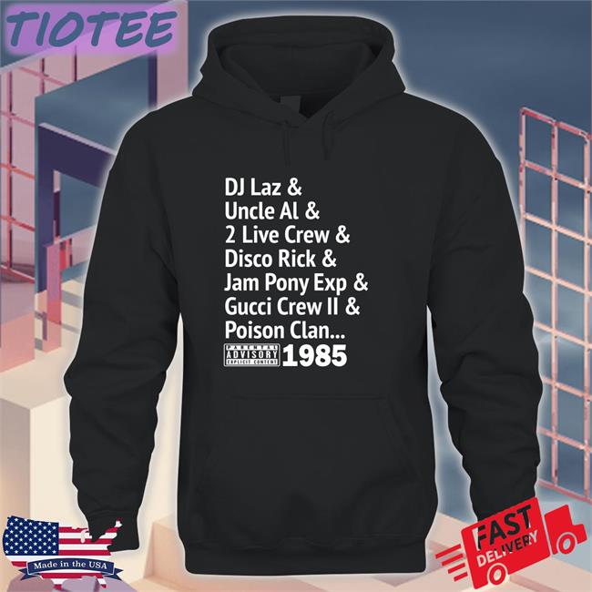 Dj Laz Dj Laz And Uncle Al And 2 Live Crew And Disco Rick T Shirt