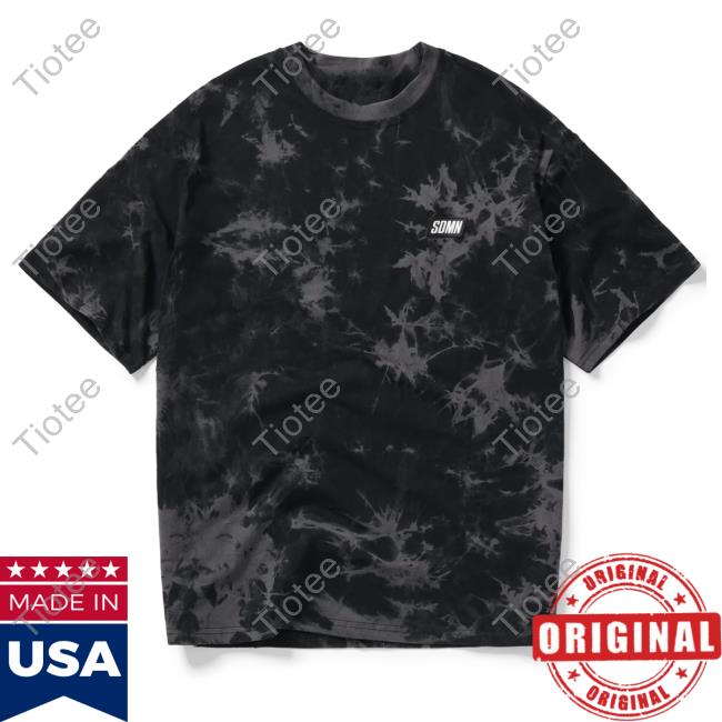 Official Sidemen Clothing Sdmn Tie Dye Black/Grey Tee Sidemenclothing