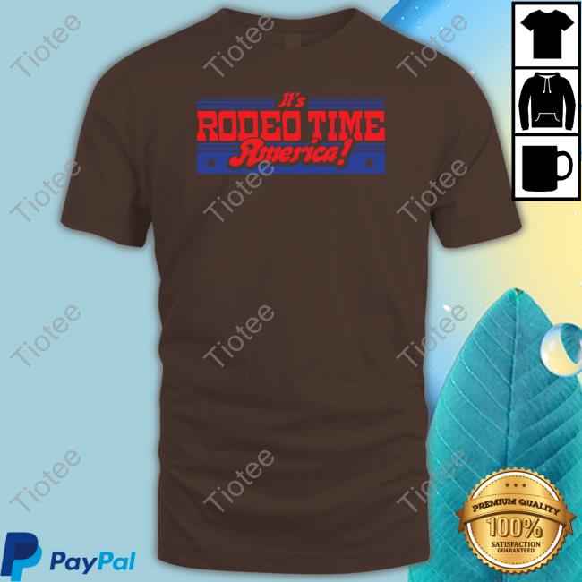 Official Dale Brisby It's Rodeo Time America Pullover Hoodie