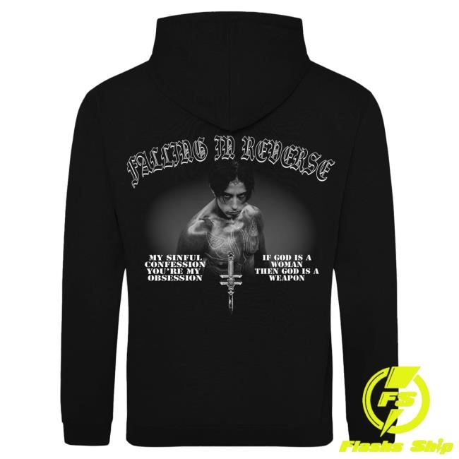 Official Falling In Reverse Dagger Popover Hoodie