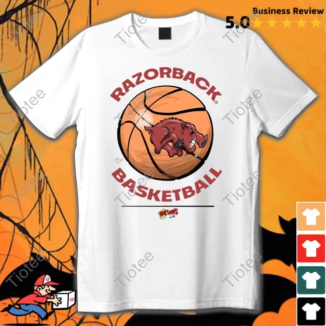 Razorback Basketball Tee Hogtoons