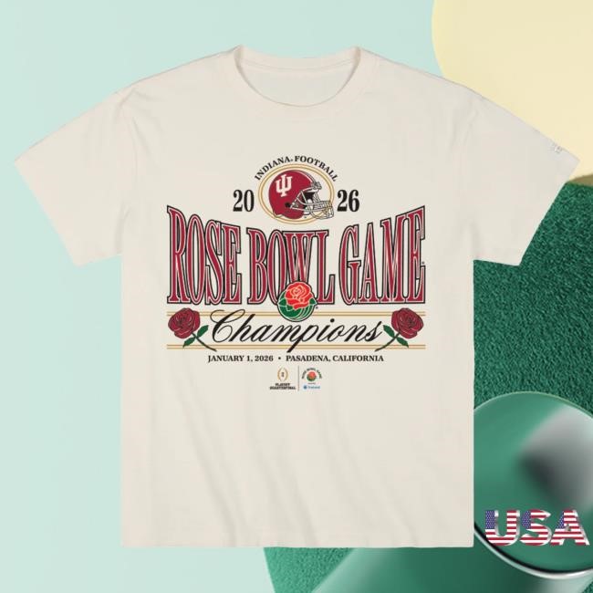 Rose Bowl Champs Indiana Hoosiers College Football NCAA Tee 2026