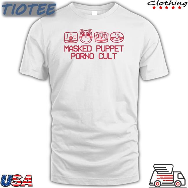 Masked Puppet Porno Cult Tee Shirt Yugophobia