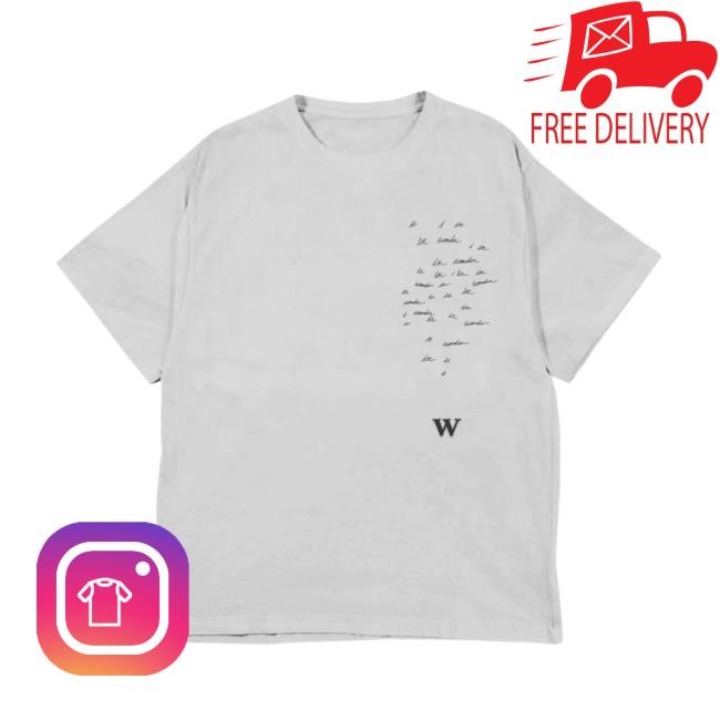 Shawn Mendes Merch W Tee Shirt Shawn Mendes Shop