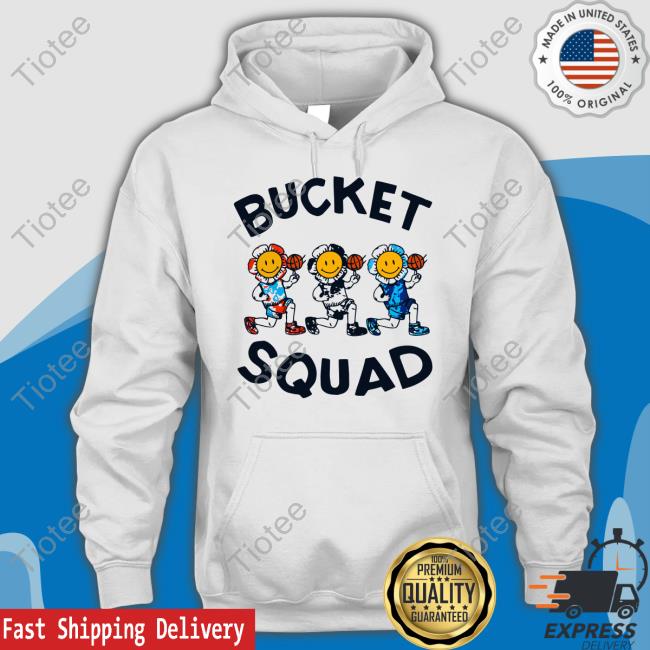 Official Bucketsquad Youth Tie Dye Flower Team Bucket Squad Long Sleeve Tee
