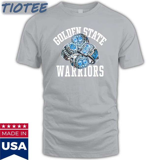 Warriors Shop The Trophy Hunting Golden State Warriors 4 Ring Shirt