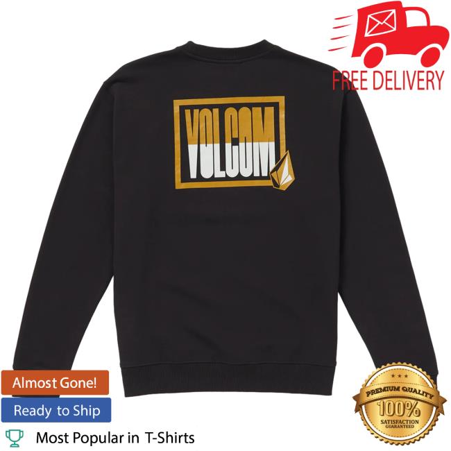 Official Volcom Apparel Clothing Watanite Hoodies Black Volcom Merch Store Shop