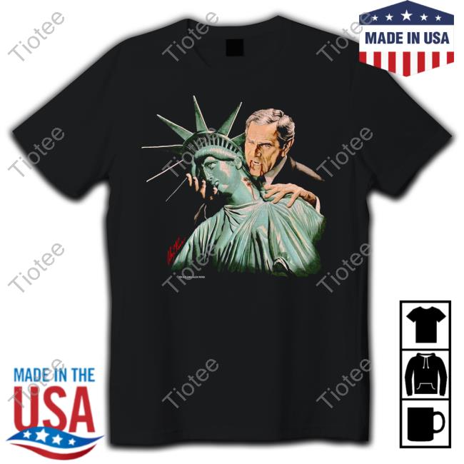 George Bush Vampire Bush Sucking Liberty Tee