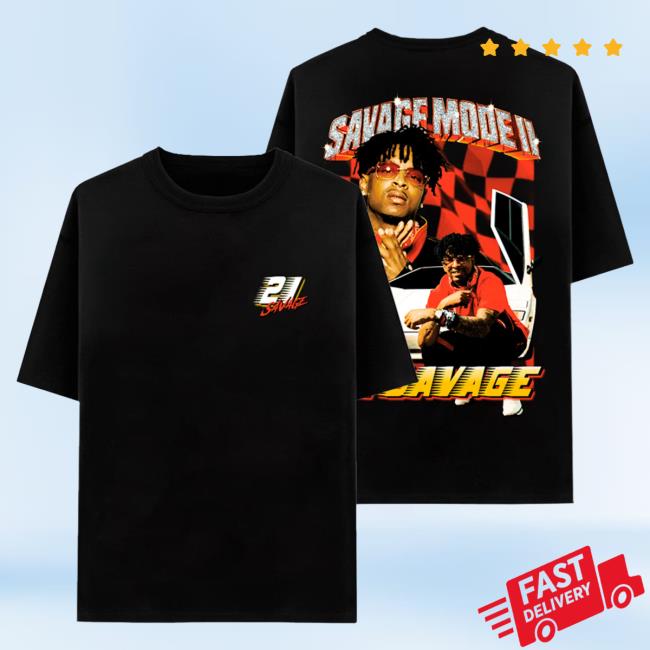 Official 21 Savage Merch Store Racin T-Shirts 21 Savage Apparel Clothing Shop 21Savage