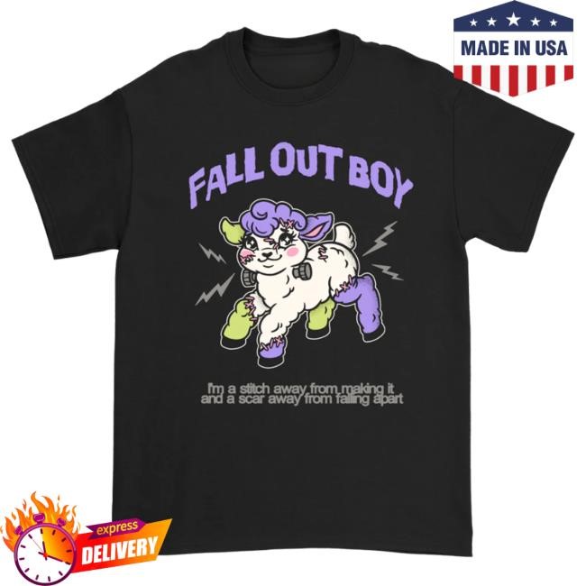 Official Fall Out Boy Merch Store Frankenlamb T Shirt FallOutBoy