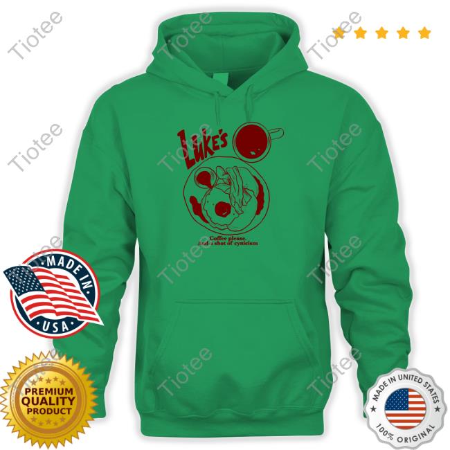 Thecliqueclothingco Luke's Coffee Please And A Shot Of Cynicism Hoodie