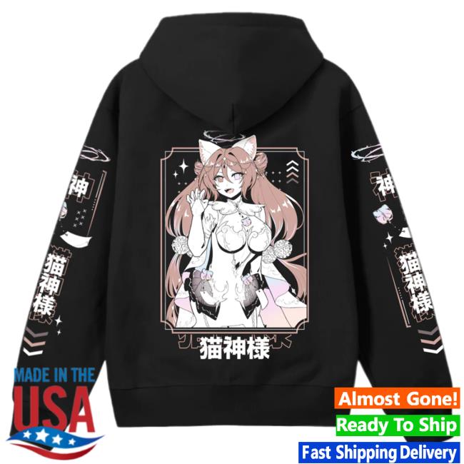 Official Uwumarket Ninshin Nyami Cat God Sweaters Uwu Market