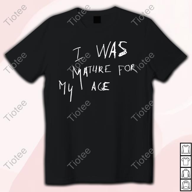 I Was Mature For My Age But I Was Still A Child Crewneck Sweatshirt