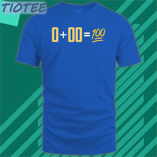 0+00=100 Shirt Obvious Shirts Alex Golden