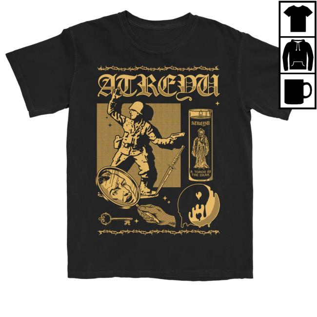 Atreyu Merch Atitd Torch Light Shirt