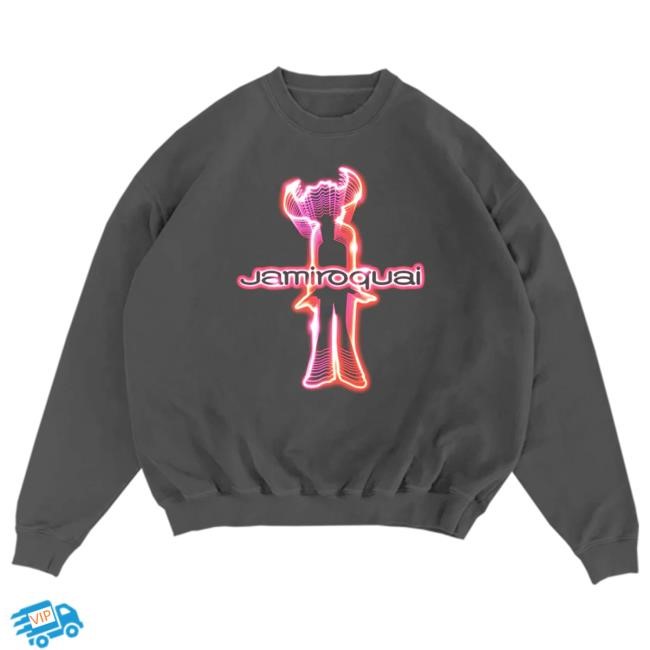 Official Jamiroquai Merch Store Jamiroquai Buffalo Man Neon Popover Sweatshirt