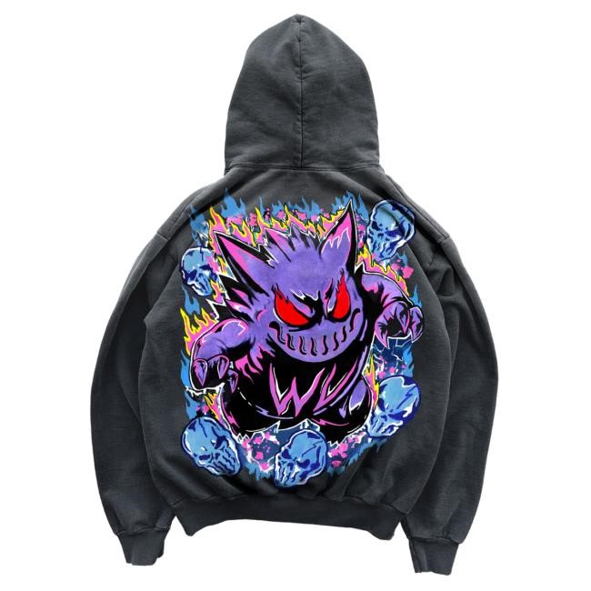 Shadow Monster Hoodie Vintage Black Warren Lotas Warm Gear