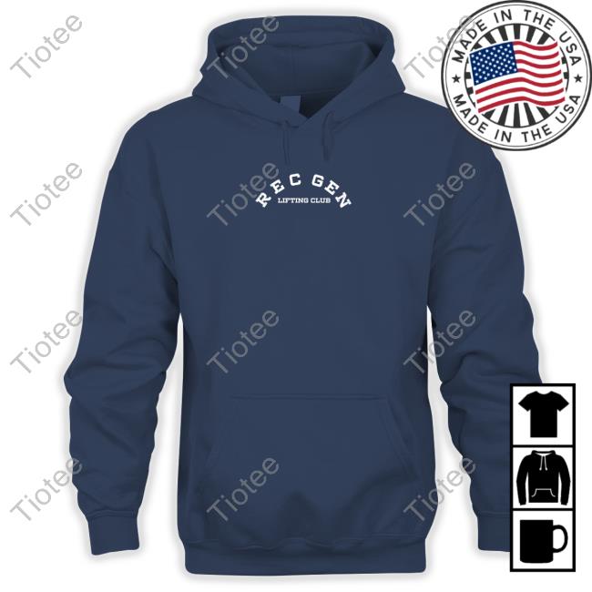 Official The Iconic Rec Gen Origin Lifting Club T-Shirt