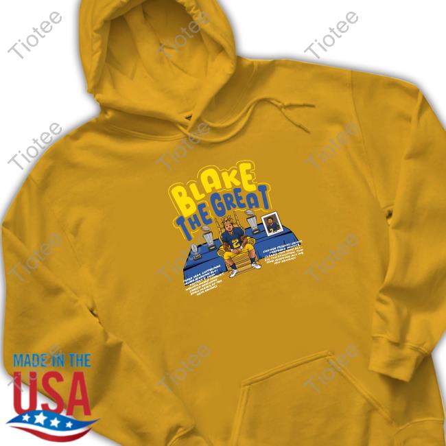 Official BriAnzivino The M Den Blake Corum Blake The Great Shirt