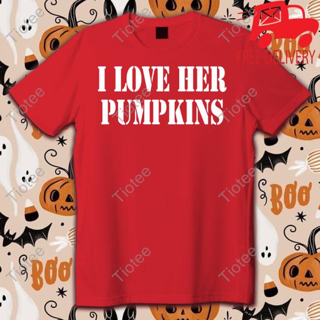 I Love Her Pumpkins Hoodied Sweatshirt
