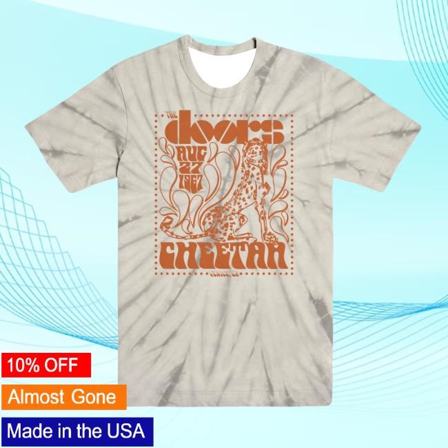 Live At The Cheetah Tie-Dye S/s Shirt - The Doors Official Online Store