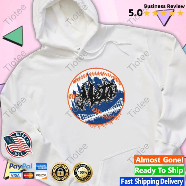Self-Identified Emo New York Mets Deathcore Logo Hoodie