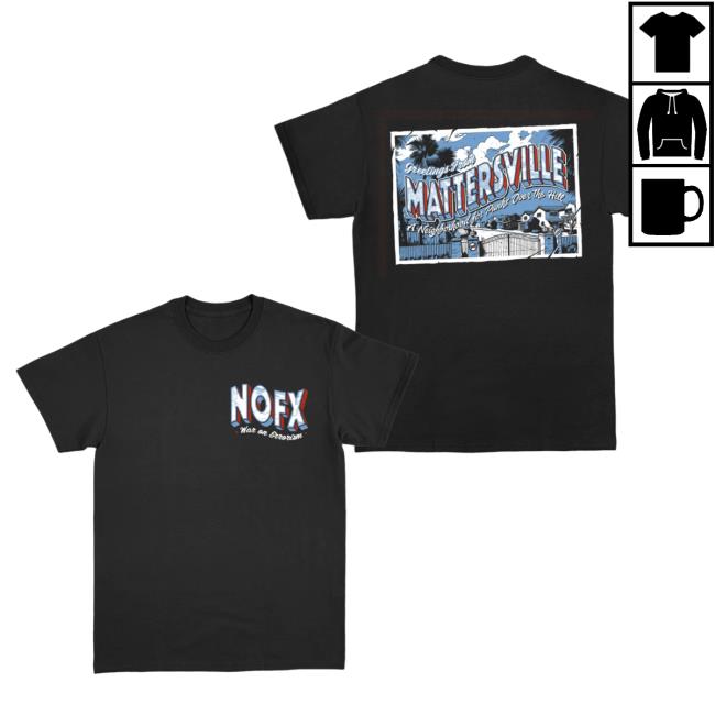 Official Nofx Merch Masterville Shirt