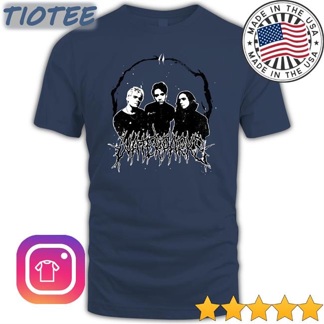 Katieee Waterparks Heavy Metal Logo Boyfriend Fit Girls Shirt