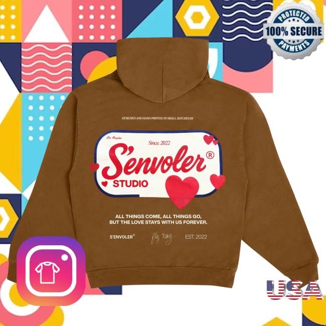 Official Senvoler Store Shop Senvoler Studio Forever Attractive Hoodie - Walnut