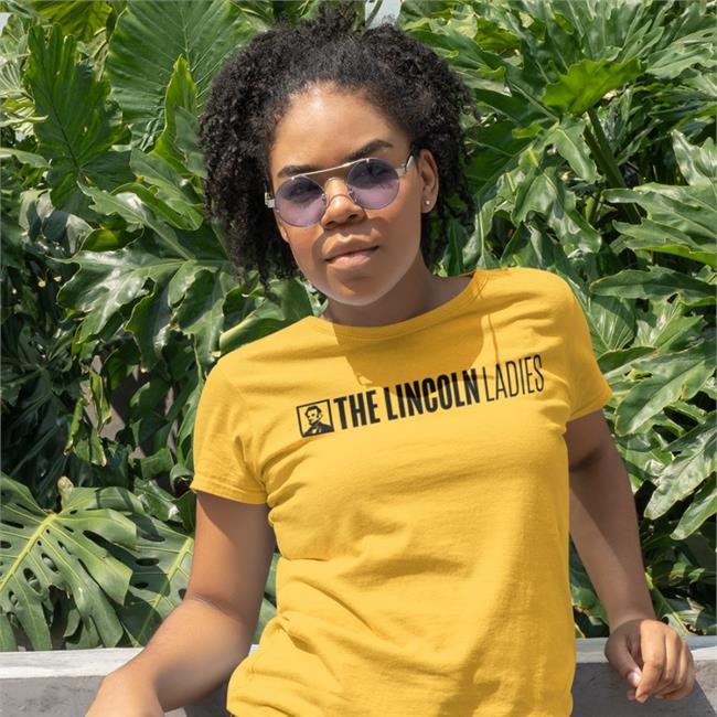 The Lincoln Project Merch The Lincoln Ladies T Shirt White Ladies Cut