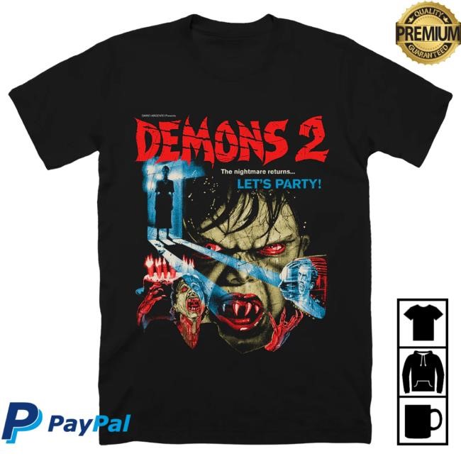 Official Cavity Colors Merch Store Shop Demons 2: '80S Horror Promo - Shirt 2024 CavityColors