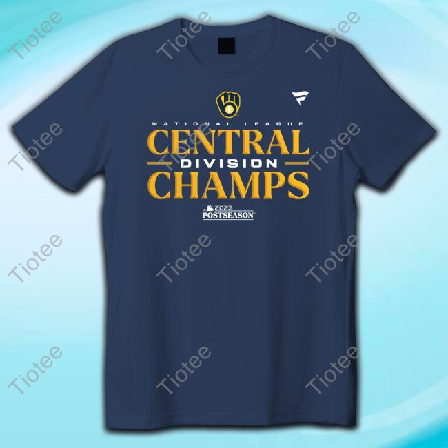 Official Milwaukee Brewers Nl Central Division Champs 2023 Postseason T Shirts