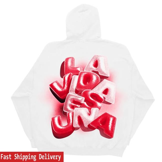 Official Myke Towers Store Shop La Vida Es Una Balloon Hoodies