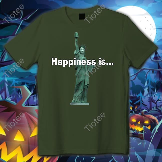 Statue Of Liberty Happiness Is… Long Sleeve T Shirt