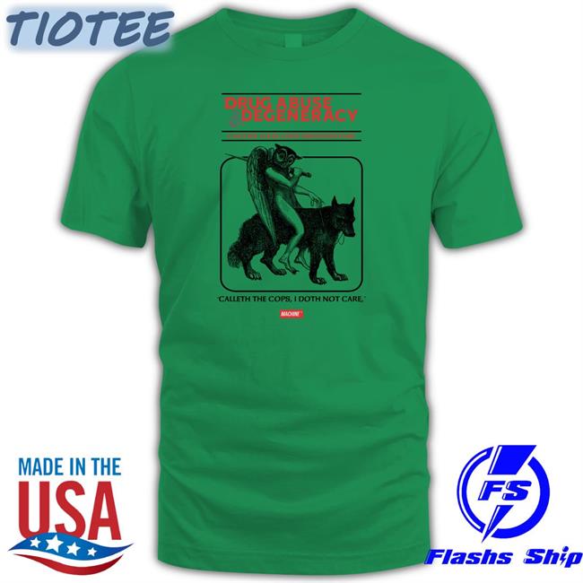 Andras Drug Abuse Degeneracy Choose Your Own Misadventure Tees