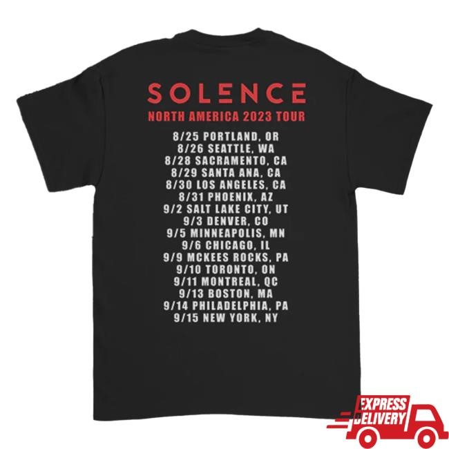 Official Solence Merch Store Solence ABAD Tour Hot Shirt (Black)