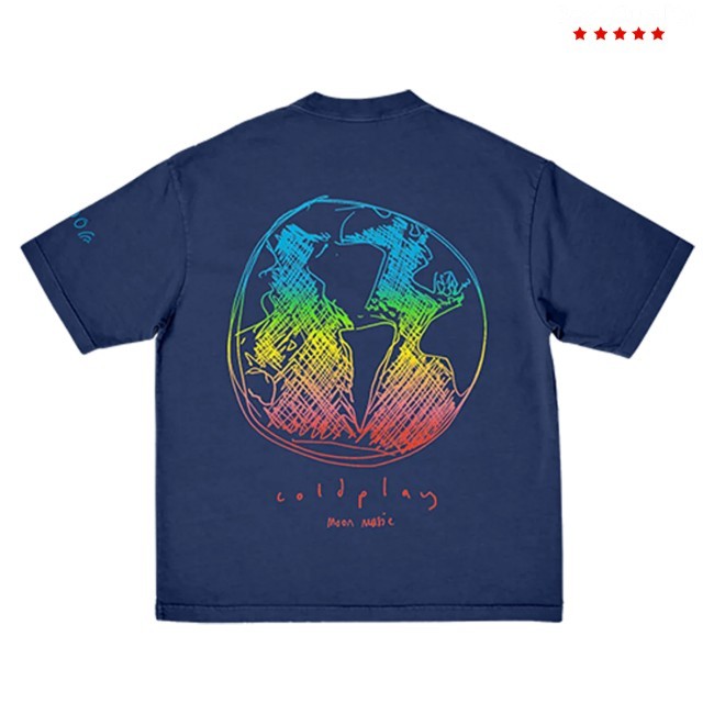 One World New T-Shirt Coldplay Merch