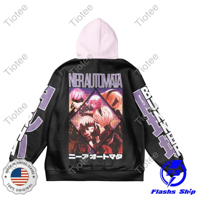 Official Anime Ape Clothing Yorha Units Nier Automata Streetwear Sweatshirt Animeape