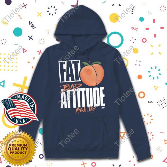 Aew Shop Fat Bad Attitude Anna Day Tee Taynara Melo Guevara