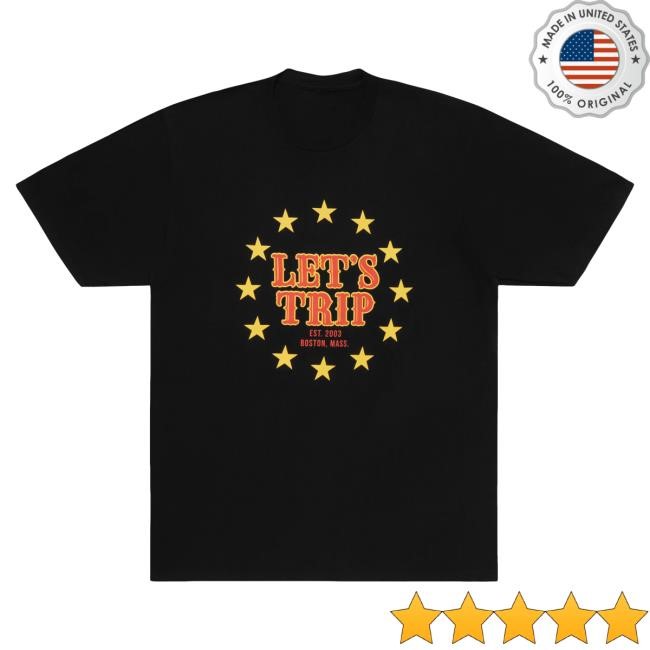 Let's Trip Stars T Shirt - Black– Sturniolo Clothing