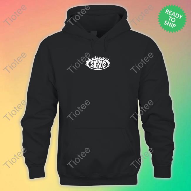 Sickos Merch Sickos Flame Long Sleeve Shirt Thesickos