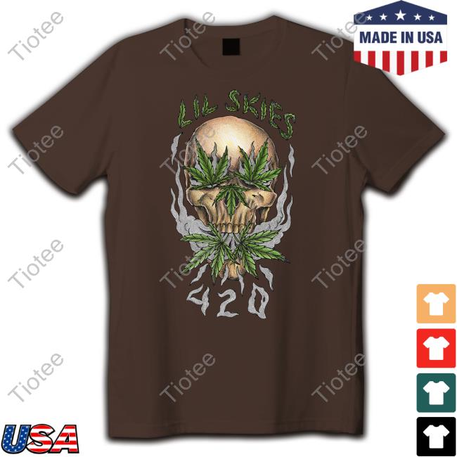 Lil Skies Merch 420 Skull T-Shirt
