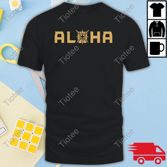 Official Vegas Golden Knights Aloha T Shirts 9Th Island Knight